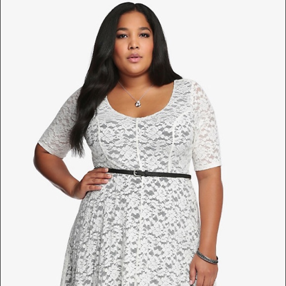Torrid LACE SKATER DRESS
